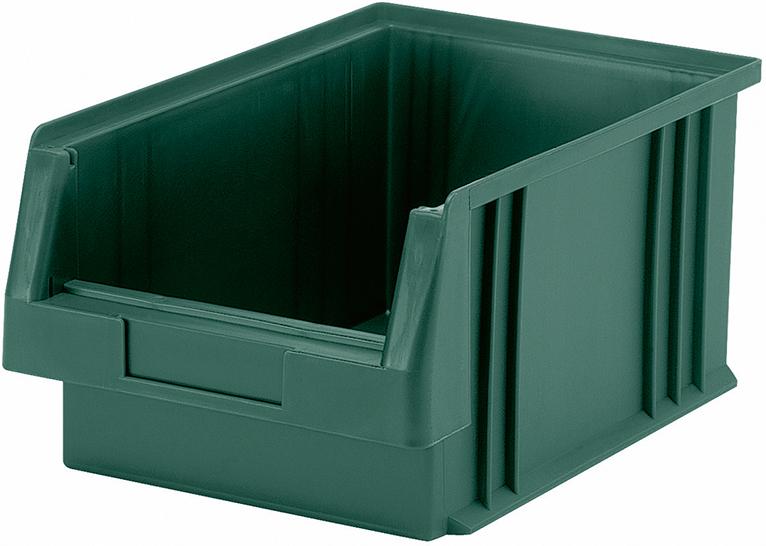 Sichtlagerkasten PLK 2 B213xT330xH150 mm grün LA-KA-PE