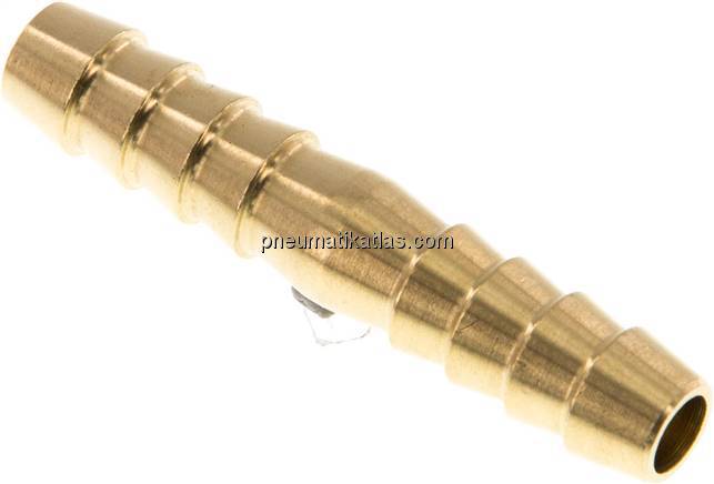 Schlauchverbindungsrohr 8 (5/16")mm, Messing, Eco-Line