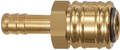 SchnellverschlusskupplungNW 7,2, Messing, connect-line, Tülle 13mm RIEGLER