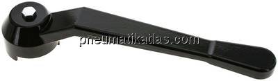 Kombigriff-schwarz, Größe 7, Standard (Aluminium lackiert)