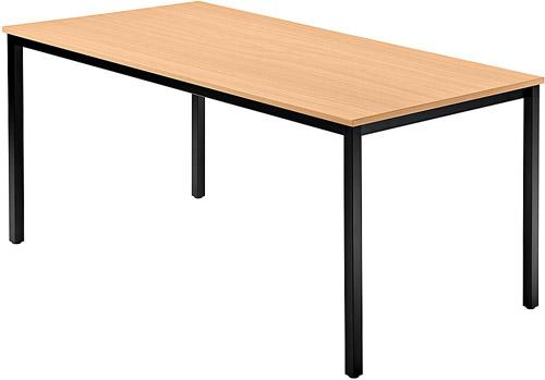 Besprechungstisch 160x 80Buche/schwarz