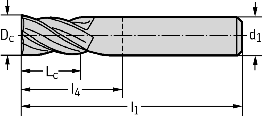 VHM-Eckfräser