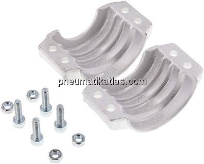 Klemmschalen 57 - 60mm, Aluminium, EN14420-3 (DIN2817) Klemmschalen 57 - 60mm, Aluminium, EN14420-3 (DIN2817)
