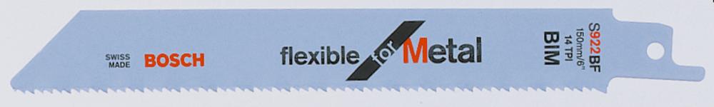 Säbelsägeblatt S 922 BF Bosch VE à 100 Stück Flexible for Metal