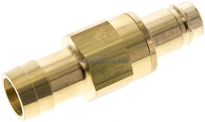 Kupplungsstecker (NW15) 25 (1")mm Schlauch, Messing