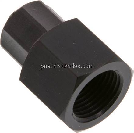 Aufschraub-Verschraubung G 3/8"-10x8mm, Aluminium