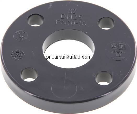 Losflansch DN25-PN16 (DIN), PVC-U, 32mm