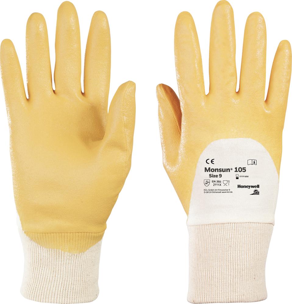 Handschuh Monsun 105, Gr. 10, curry Honeywell