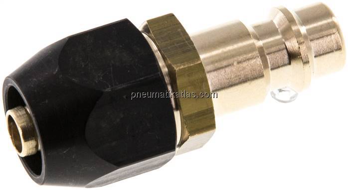 Kupplungsstecker (NW7,2) 12x6mm TX-Schlauch, MS/Al