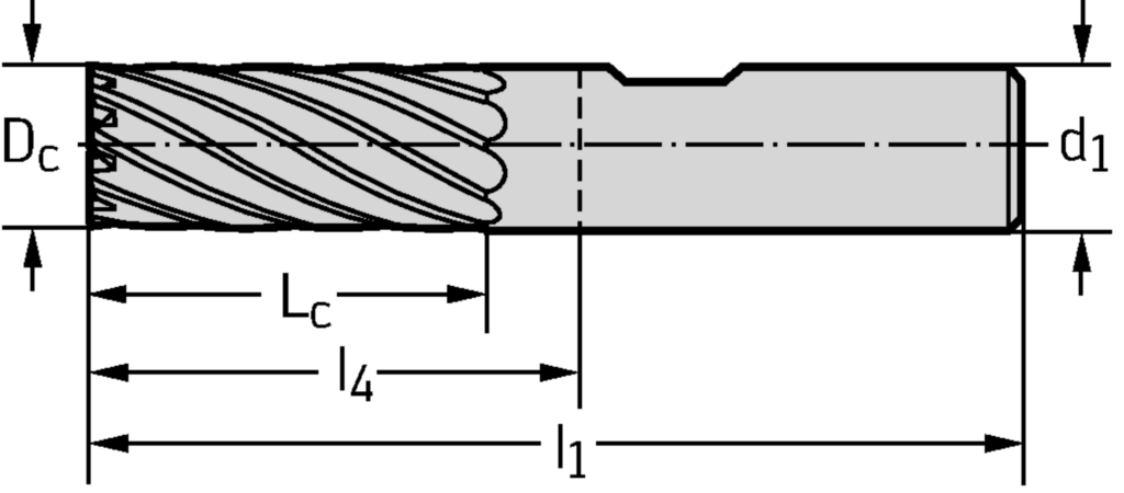 VHM-Eckfräser