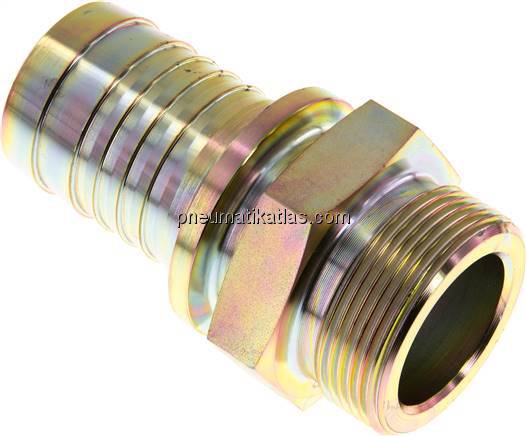 Gewindetülle, Sicherungsbund G 1-1/2"-38 (1-1/2")mm, Stahl verzinkt