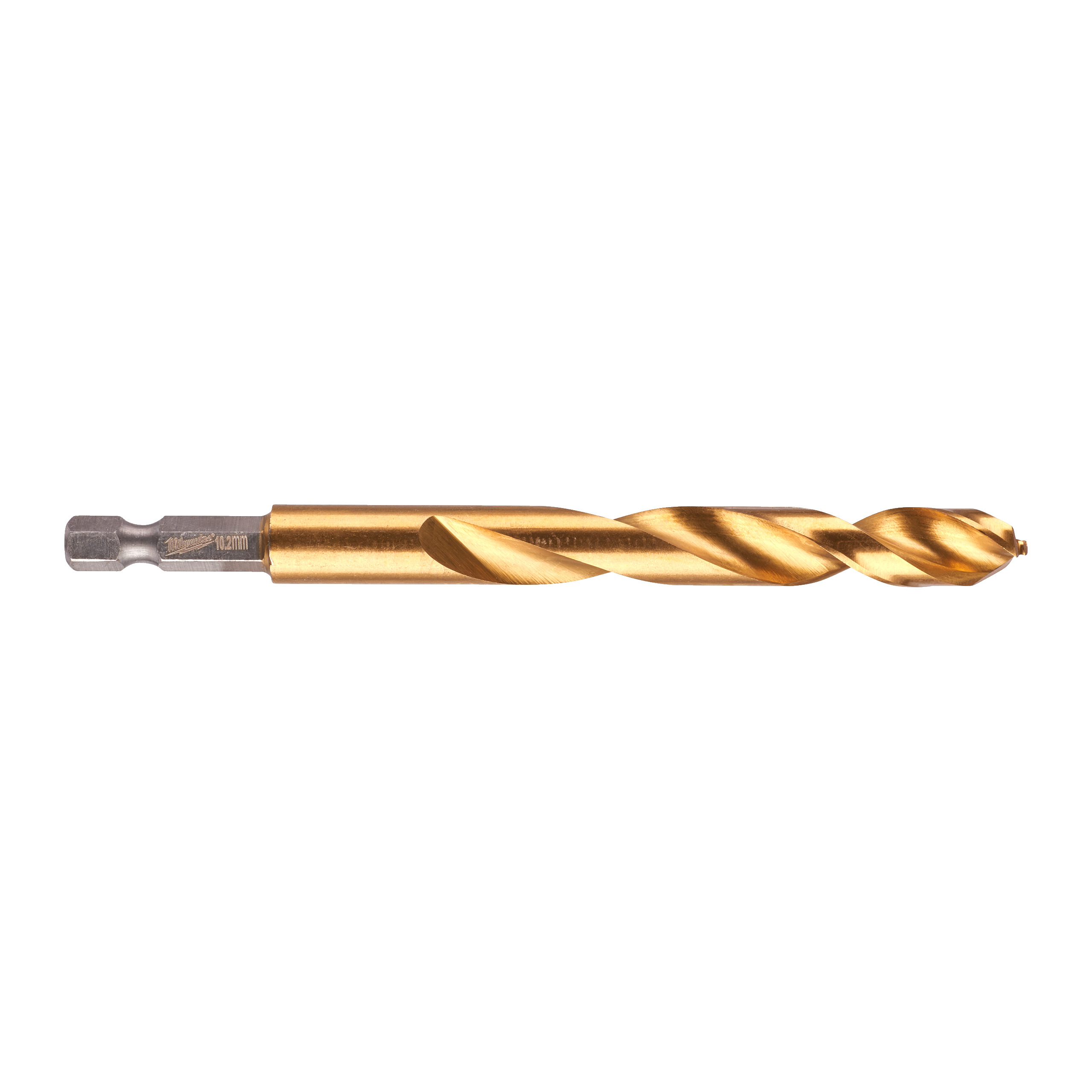 SHOCKWAVE Metallbohrer HSS G RED HEX Titan 1/4" 10,2 x 121 mm