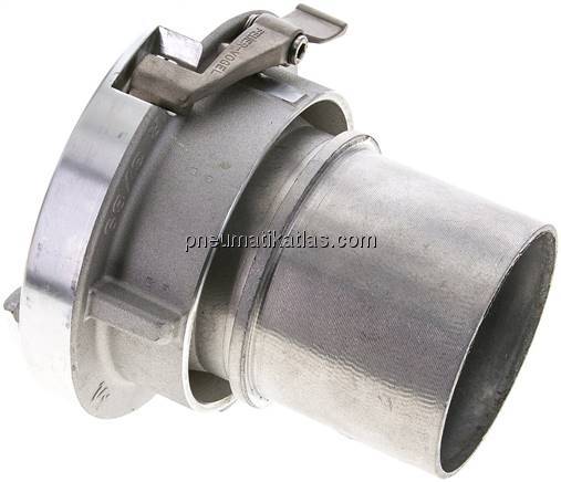 Storz-Kupplung 75-B, 75 (3")mm Schlauch, Aluminium (geschmiedet)