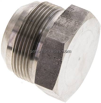 HD-Verschlussstopfen UN 1-7/8"-12(JIC), V4A
