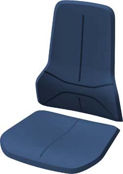 Produktbild Polsterelement Pu-Schaum blau für Arbeitsstuhl Neon