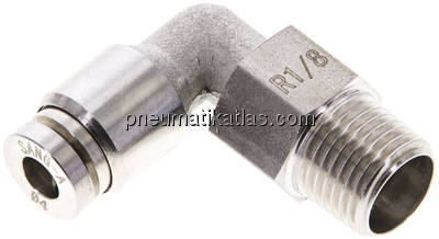 Winkel-Steckanschluss R 1/8"-4mm, IQS-ES LE/IQS-PVDF