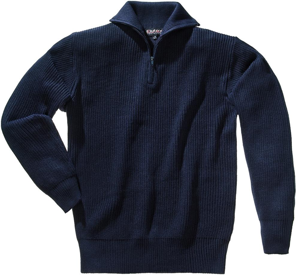 Troyer-Pullover, mit RV, Gr. XXL, marine Troyer-Pullover, mit RV, Gr. XXL, marine