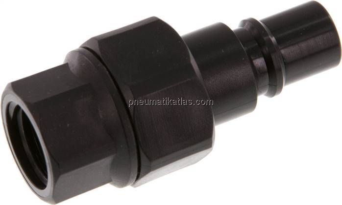 Kupplungsstecker (NW7,2) G 1/4", POM absperrend