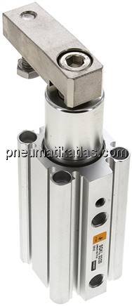 Schwenkspanner / Klemmzylinder Ø 32 mm, Klemmhub 20mm linksschwenkend (schwenkt 