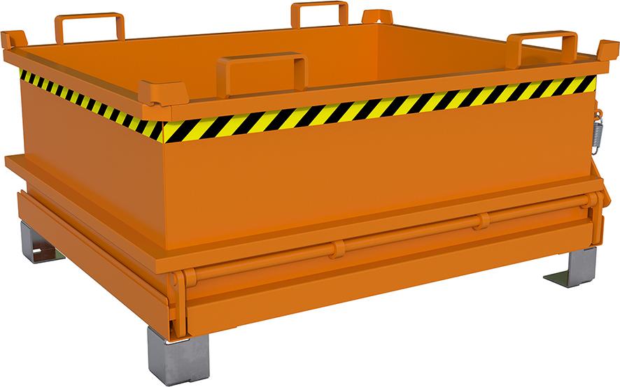 Mini-Klappbodenbehälter MSB 400, lackiert, Gelborange