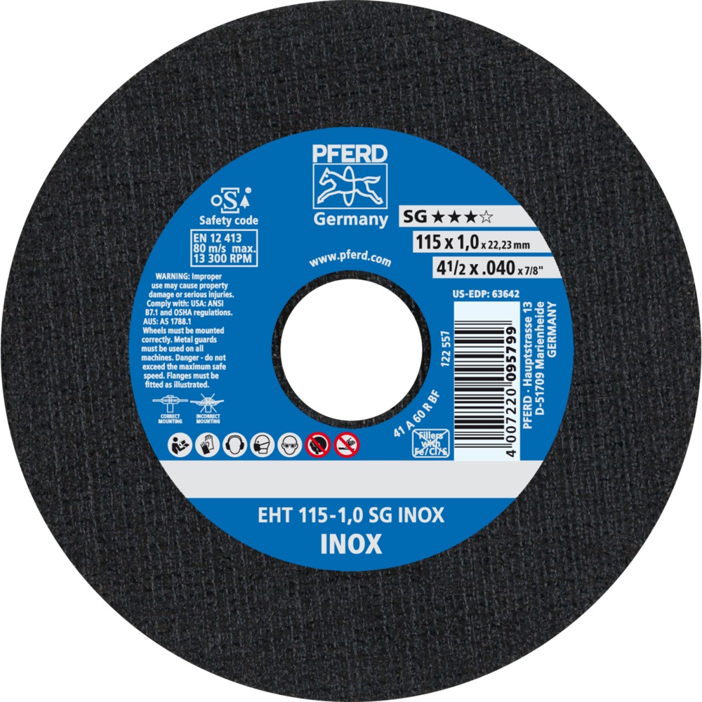 Trennscheiben EHT 115-1,0 SG INOX