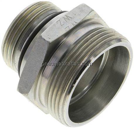Gerade Schneidringverschr. UN 1-5/16"-12-35 L (M45x2), ohne Mutter & Schneidring