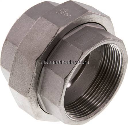 Verschraubung kon. dichtend Rp 2" (IG),1.4408