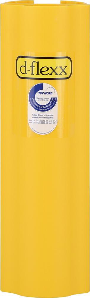 Artikelhauptbild Regalanfahrschutz Alfa d-flexx gelb H400 mm B75-99 mm