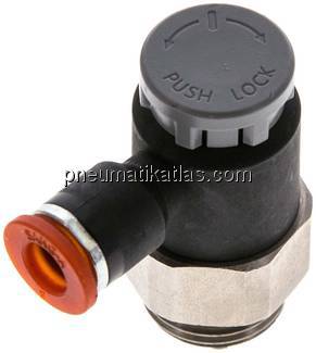 Kompakt-Drosselventil G 3/8"-6mm,zuluftregelnd