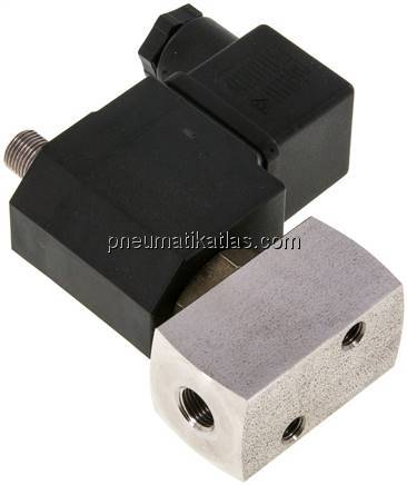 3/2-Wege ES-Magnetventil G 1/8" stromlos geschlossen (NC)