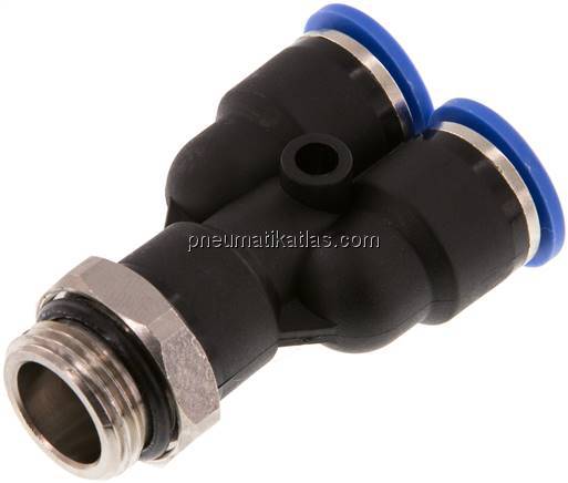Y-Steckanschluss G 3/8"-10mm, IQS-Standard