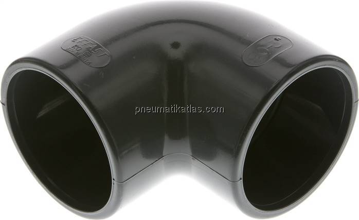 90°-Klebemuffen-Winkel, PVC-U, 90mm