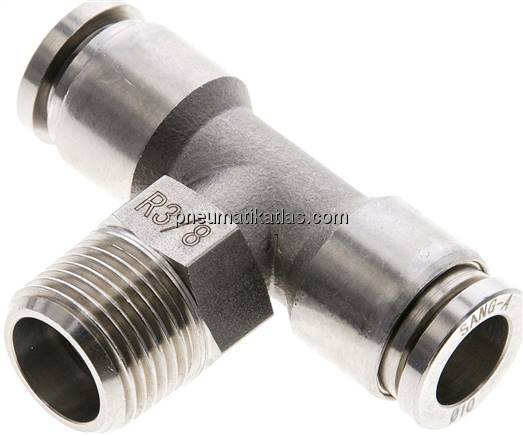 T-Steckanschluss R 3/8"-10mm, IQS-ES LE/IQS-PVDF T-Steckanschluss R 3/8"-10mm, IQS-ES LE/IQS-PVDF