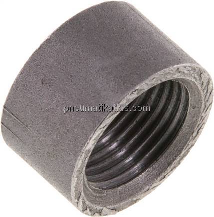 Anschweißmuffe Rp 3/8"-12mm, ST 37-2 (DIN2986-halb) Anschweißmuffe Rp 3/8"-12mm, ST 37-2 (DIN2986-halb)