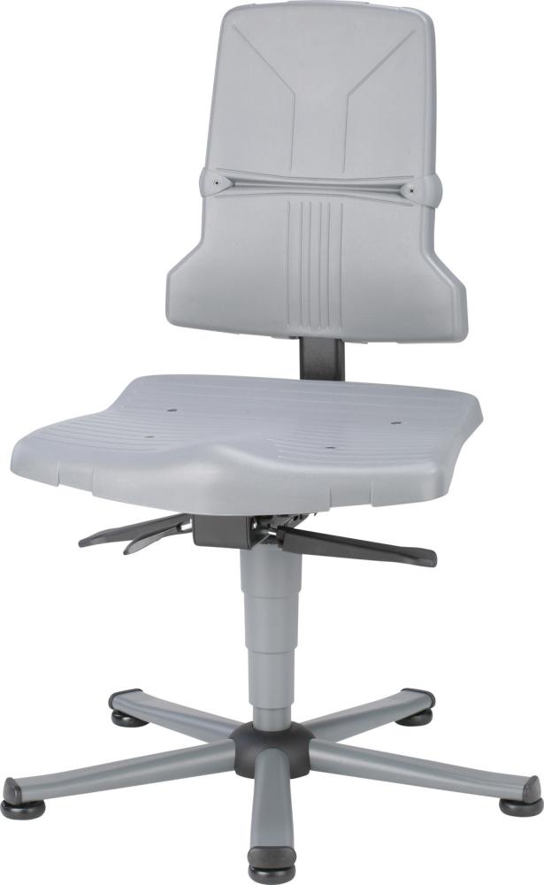 Artikelhauptbild Bimos Arbeitsstuhl 9810-1000 Sintec 1 grau Sitzhöhe 430-580 mm mit Gleiter