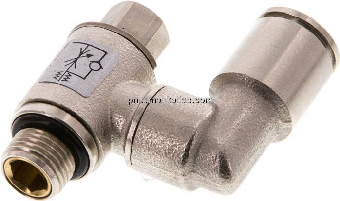 Drosselrückschlagventil G 1/8"-8mm, abluftregelnd (Standard)