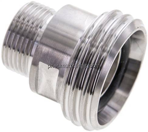Gewindestutzen (Milchgewinde) Rd 44x1/6"-G 3/4", 1.4404