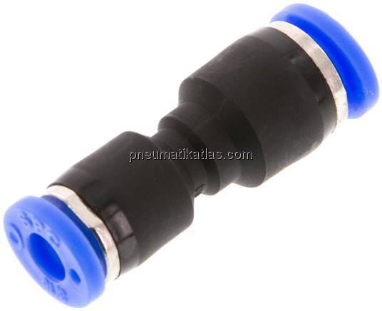Gerader Steckanschluss 1/4" (6,35 mm)x3/16" (4,76 mm), IQS-Inch
