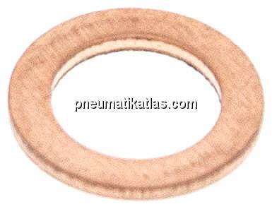Dichtring aus Kupfer (6,2x9,9x1 mm)