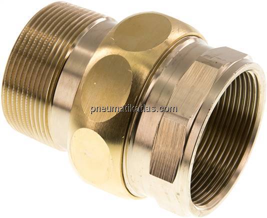 Verschraubung flach dichtend Rp/R 2" (IG/AG)
