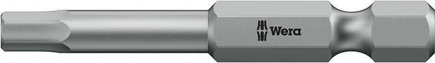 Bit zähhart 1/4" DIN 3126 E6,3 Innensechskant 6x89mm Wera