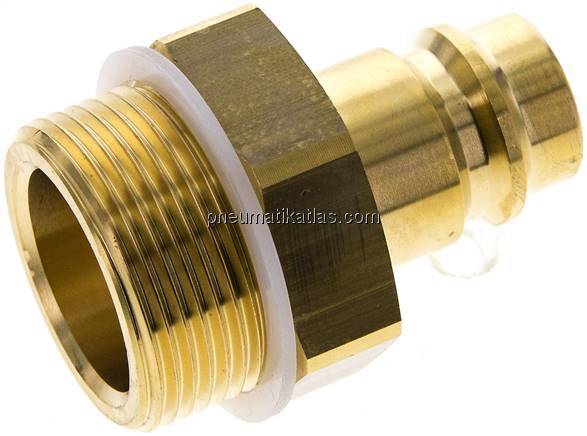 Kupplungsstecker (NW19) G 1-1/4"(AG), Messing