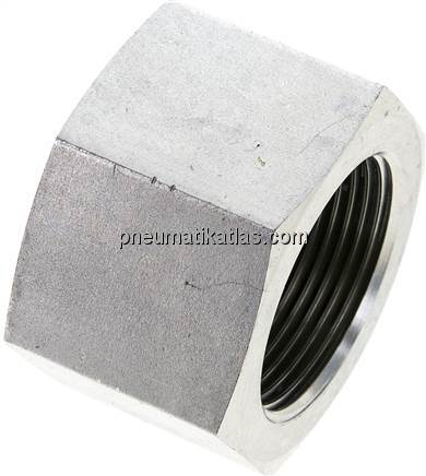 Verschlusskappe NPT 1-1/4", Stahl verzinkt