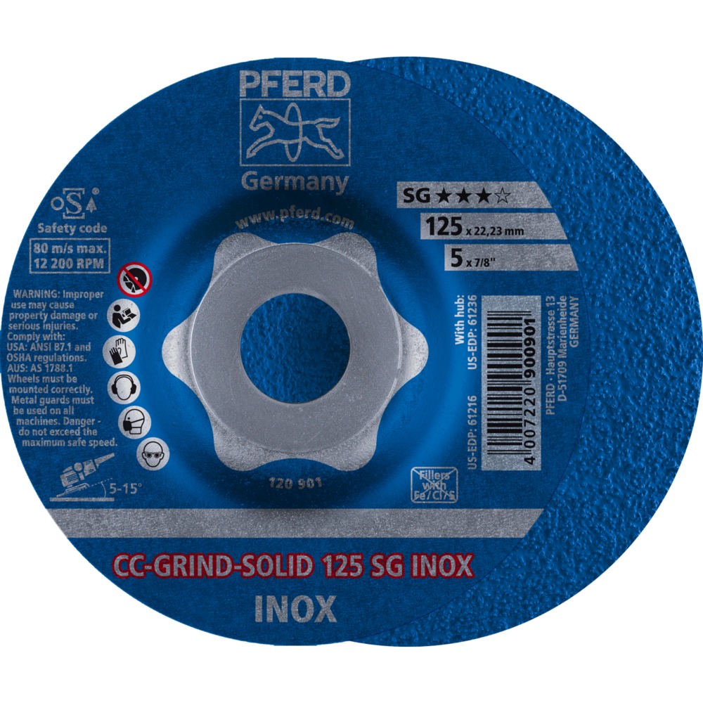 CC-GRIND (inkl. SOLID, FLEX, STRONG) CC-GRIND-SOLID 125 SG INOX