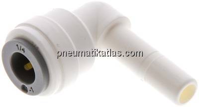 Winkel-Steckanschluss 1/4" (6,35 mm) Stecknippel-1/4" (6,35 mm) Schlauch, IQS-LE