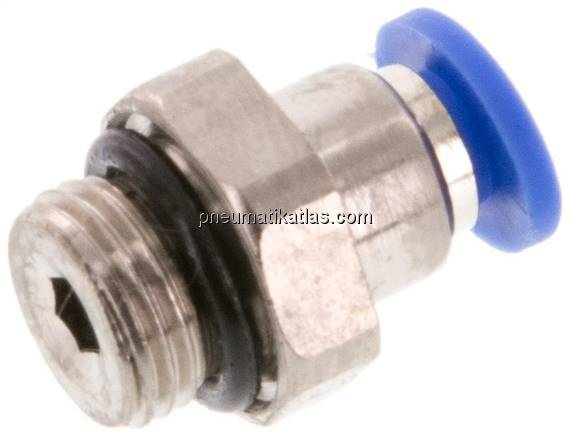Gerader Steckanschluss G 1/8"-4mm, IQS-Standard