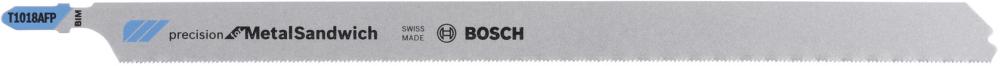 Stichsägeblatt T 1018 AFP Bosch VE à 3 Stück Precision Metal-Sandwich