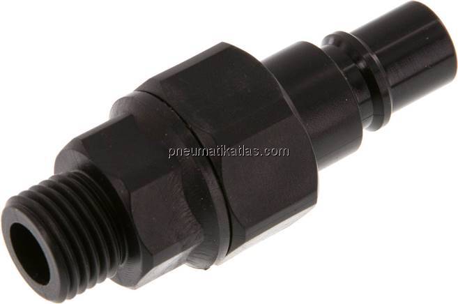 Kupplungsstecker (NW7,2) G 1/4", POM absperrend