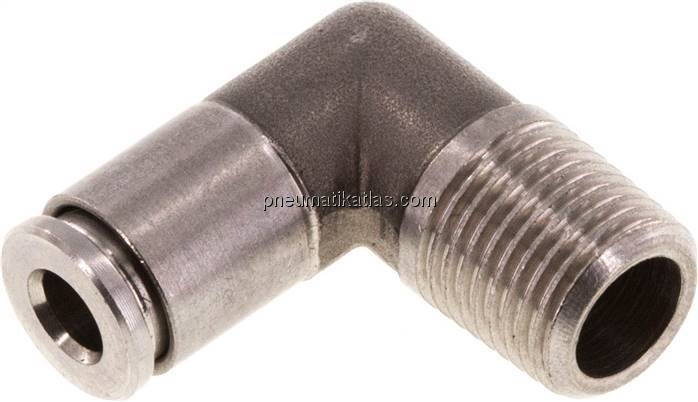 Winkel-Steckanschluss, festst. R 1/8"-4mm, IQS-Edelstahl