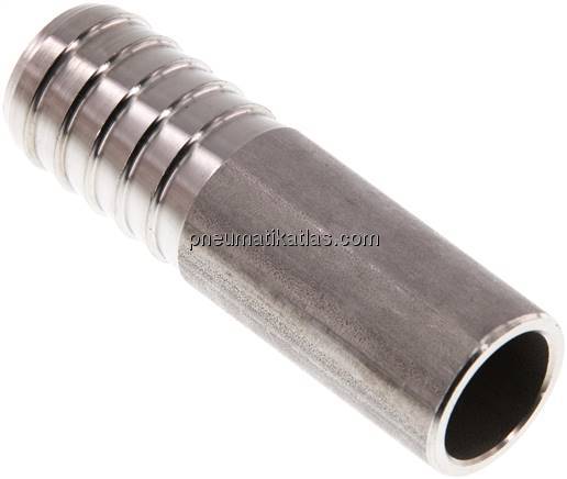 Schlauchtülle zum Anschweißen 21,3mm, 1.4571